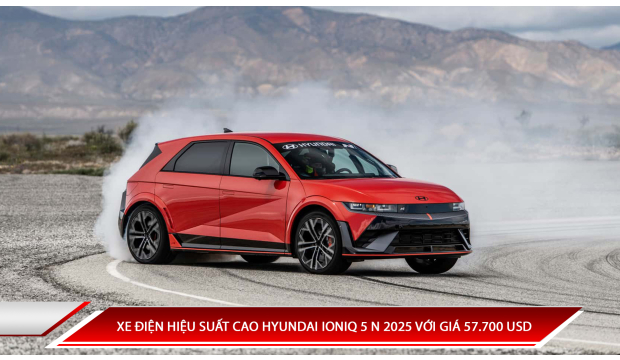 XE ĐIỆN HIỆU SUẤT CAO HYUNDAI IONIQ 5 N 2025 VỚI GIÁ 57.700 USD